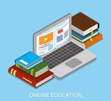 ekranda kitap ile dizüstü bilgisayar