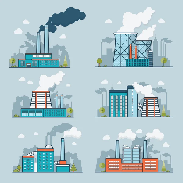 Industria pesada moderna — Vector de stock