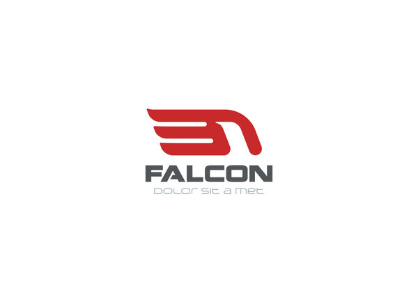 Абстрактный дизайн Falcon Logo
 