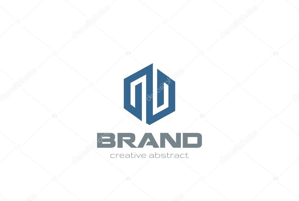 Hexagon Corporate Logo design vector template