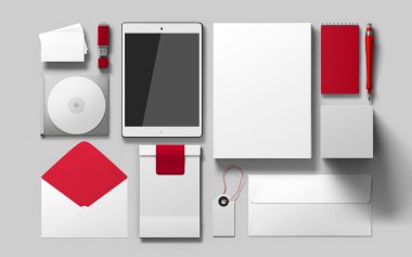 Mockup marka şablonu. 