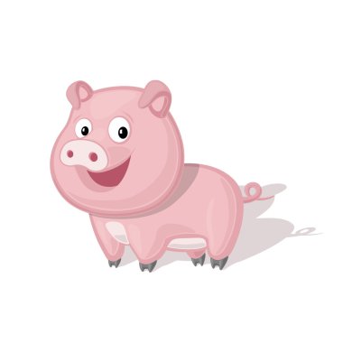 komik karikatür domuz