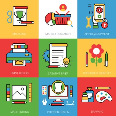 Yaratıcı atölye kavramı.