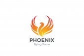 Phoenix logó repülő madár 