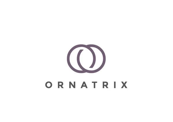 Letter O Logo Monogram ontwerp — Stockvector