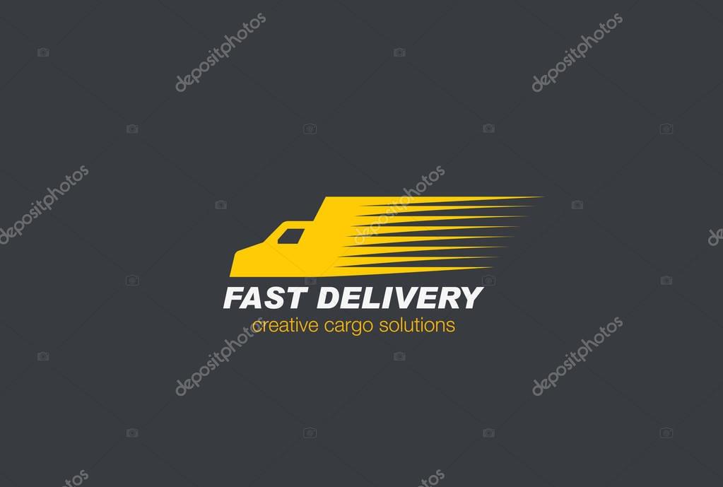 Fast Delivery Car Logo Cargo design vector template