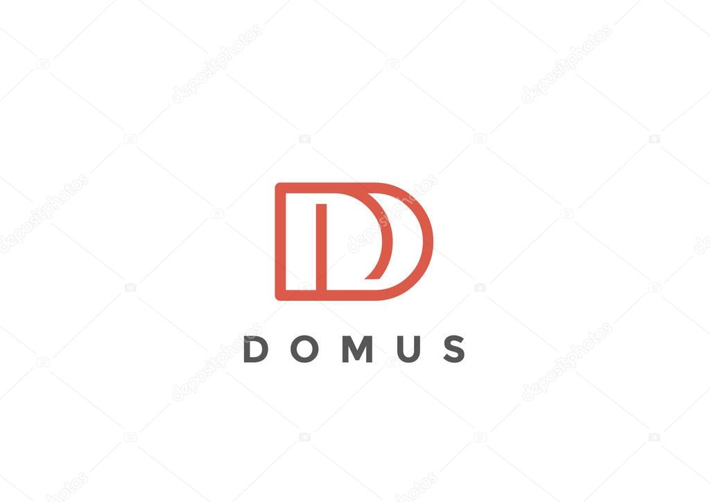 Letter D Logo Monogram design 