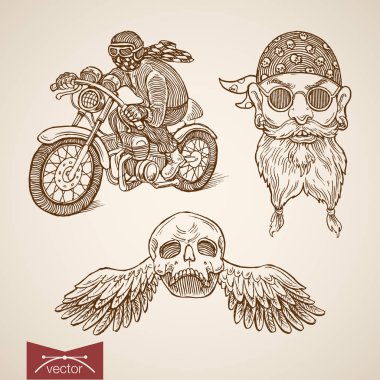 motosiklet sürüş motorcu