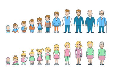 men and women of all ages clipart