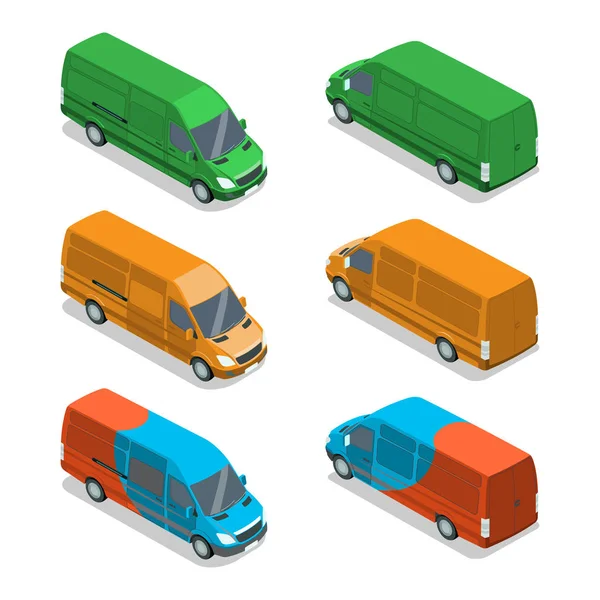 Kolekce barevných automobilů — Stockový vektor