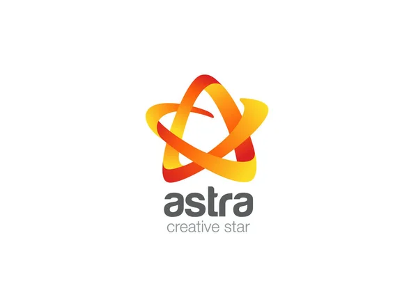 アストラのビジネスのロゴ — ストックベクタ