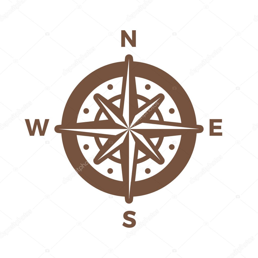 simple windrose icon