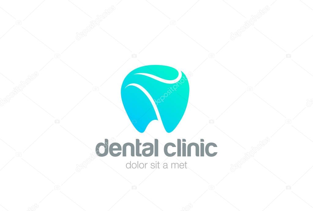 Tooth business logo, vector illustration