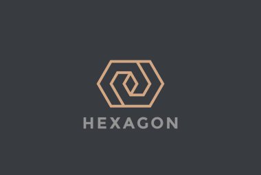 Kurumsal iş geometrik imkansız soyut Logo Tasarım  