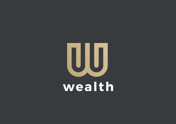 Letter Logo Luxury design — Stock Vector