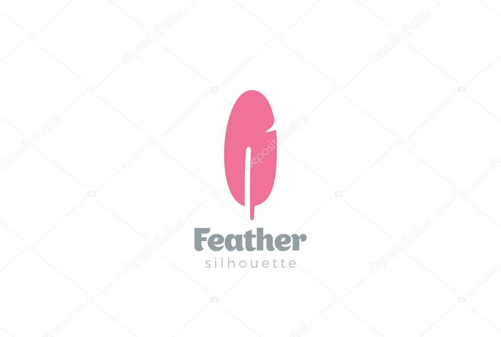 Quill Feather Logo design  