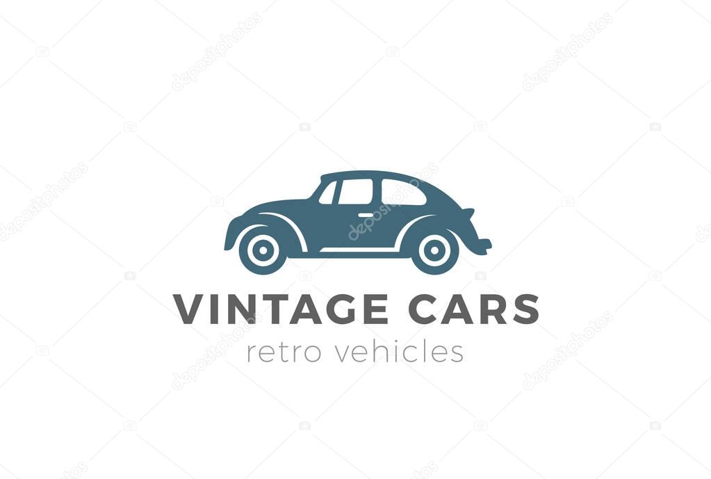 Vintage car Logo design 