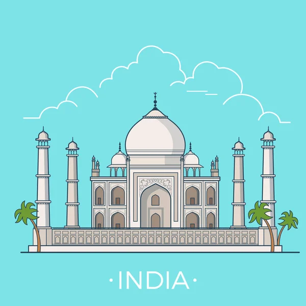 Modèle de conception de pays Inde . — Image vectorielle