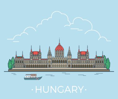Macaristan ülke tasarım şablonu