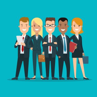 Kadın ve erkek düz takım