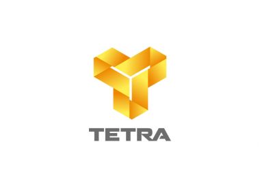 Sonsuz döngüye üçgen T harfi soyut Logo tasarım vektör şablonu. Kurumsal monogram sonsuz döngü logo kavramı simgesi