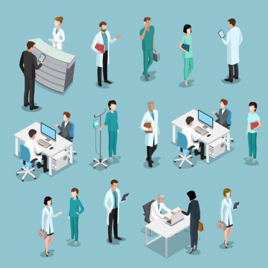 erkek ve kadın doktorlar