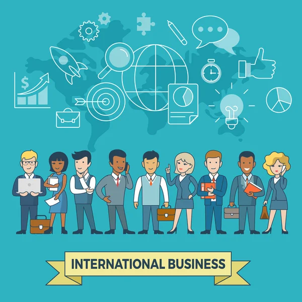 International business infographics — Stock Vector