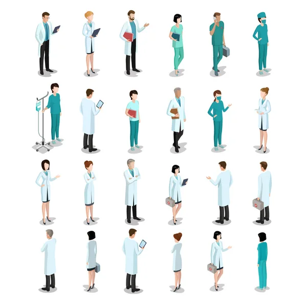 Ärztinnen und Ärzte — Stockvektor