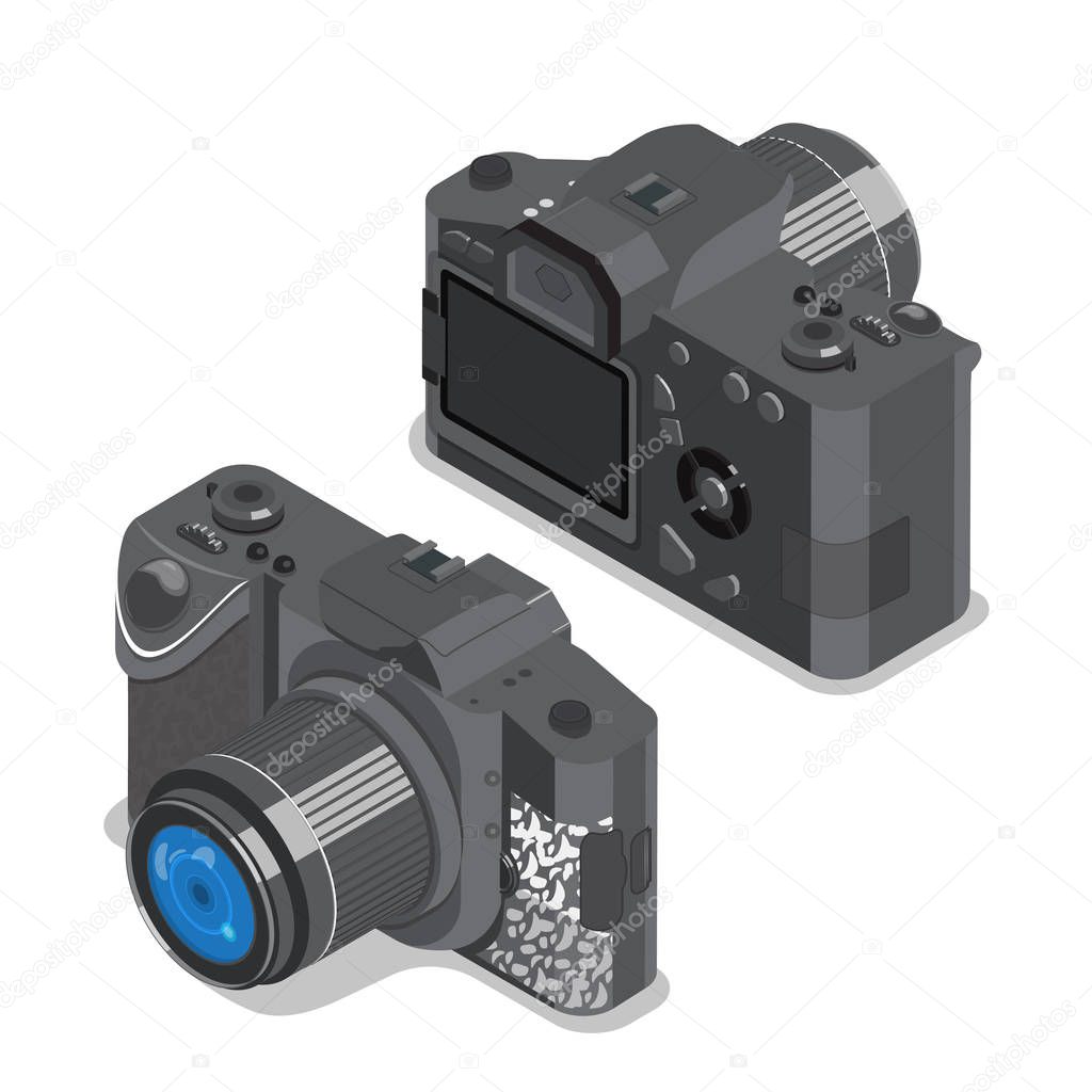 DSLR single lens photo camera 