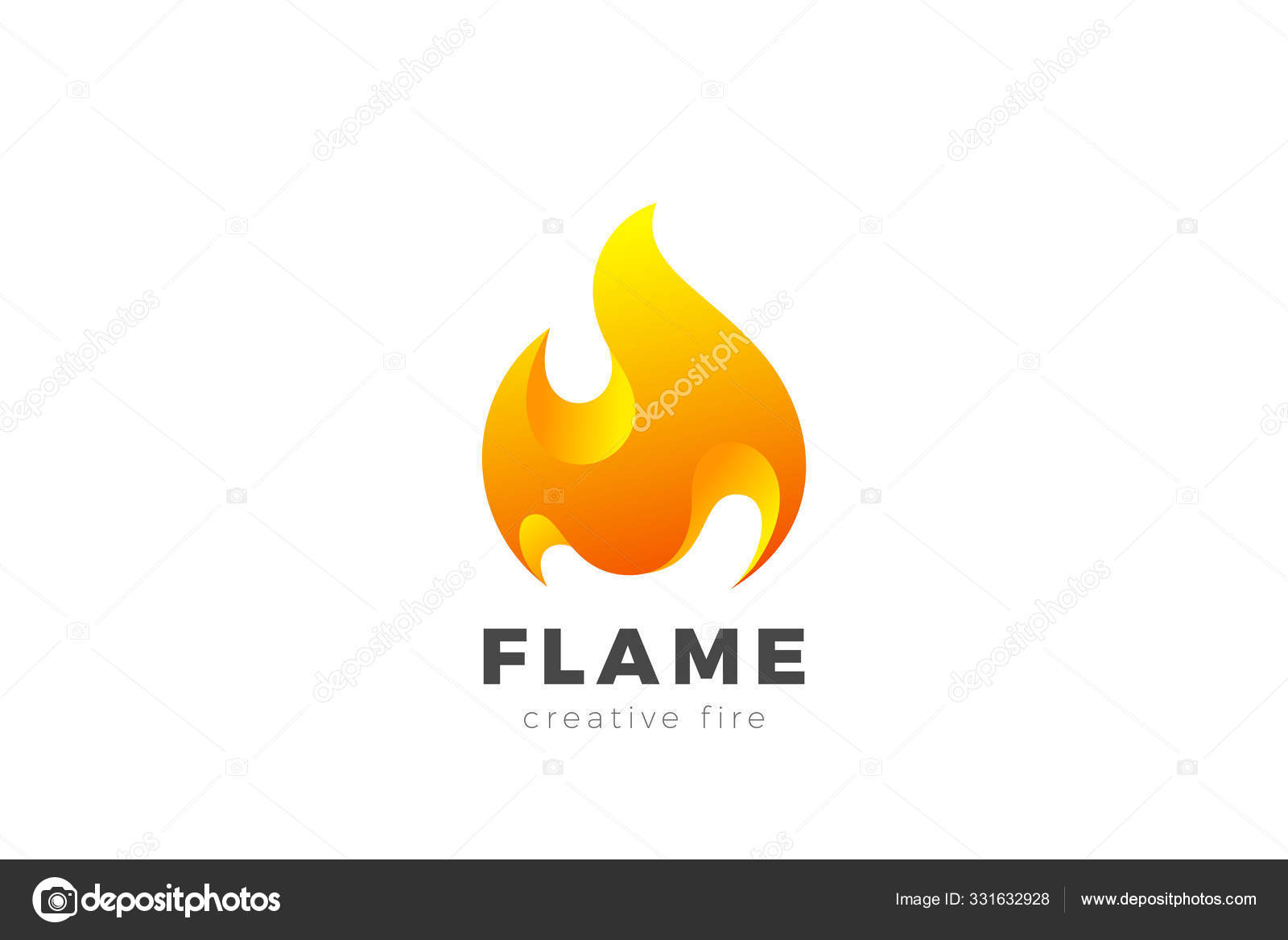 Vetores de Ícone De Fogo Chama Logo Modelo De Design Do Logotipo Chama Fogo  Vector e mais imagens de Abstrato - iStock