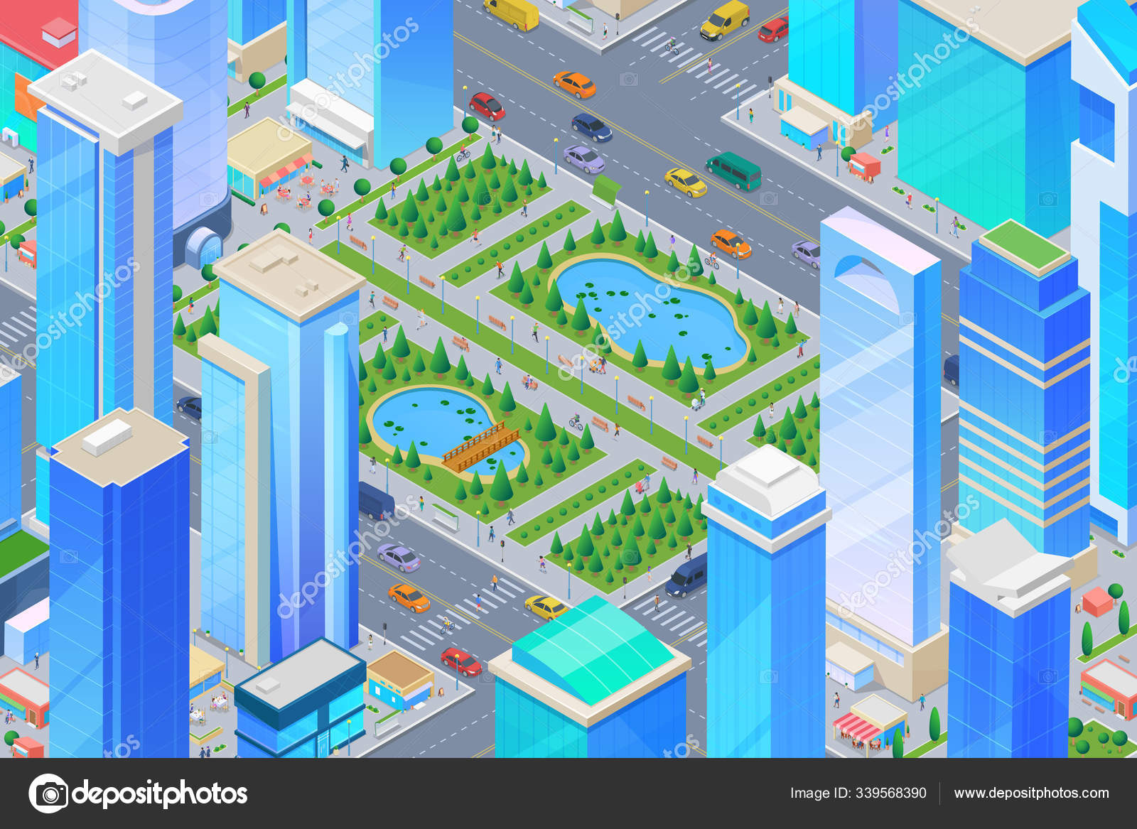 Isometric Tree Digital Design Vector Art Stock Images Depositphotos