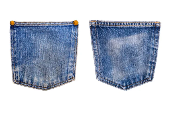 Denim Azul Jean Pocket Textura Moda Índigo Clásico Bolsillo Vaquero — Foto de Stock