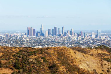 Los Angeles şehir manzarası Hollywood Hills. La, California, ABD