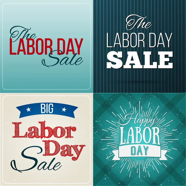 Labor Day sale banners