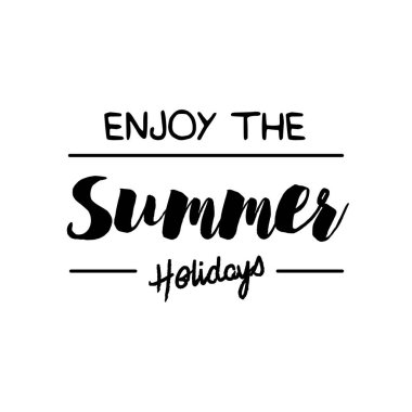 Yaz saati logo şablonu. Yaz tatili için davet yazısı, tebrik kartı, baskılar ve posterler. The Beach parti tadını çıkarın