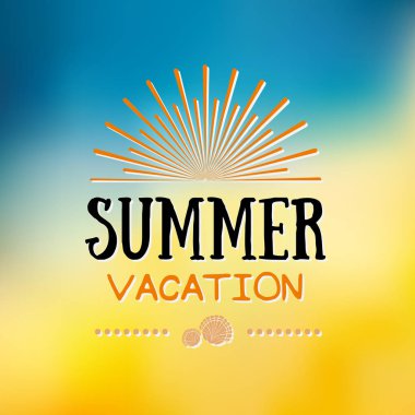 Summer Time logo şablonu tadını çıkarın. Vektör Tipografik Tasarım etiketi. Yazı tatil. Tropikal parti cennet, deniz, güneş