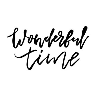 Noel kartı ile hat harika zaman