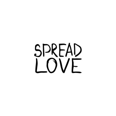 Neşeli Noel kartı ile hat Spread Love