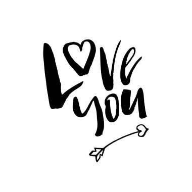 -Mutlu Sevgililer günü kartı hat metin üzerinde seniseviyorum 