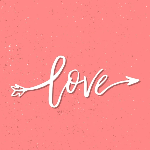 I Love You - Inspirational Valentines Day romantic handwritten q — стоковый вектор