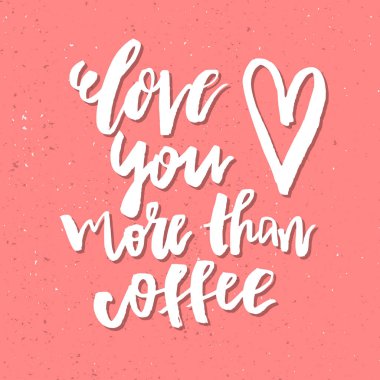 Daha kahve - ilham verici Sevgililer günü romanti çok seviyorum