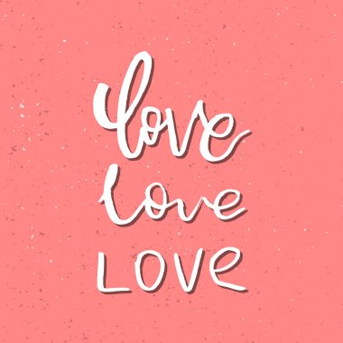 Ben seni - ilham verici Valentines gün romantik el yazısı q