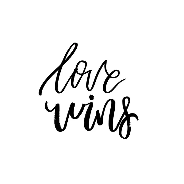 WINS - mutlu Sevgililer günü kartı w üzerinde hat metinle seviyorum — Stok Vektör