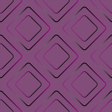 Pembe arka planda çok renkli elmaslardan oluşan kusursuz geometrik desen. 