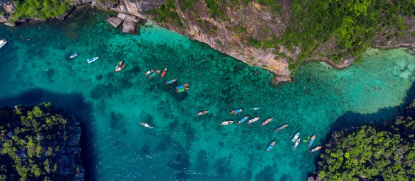 Tolle Luftaufnahme Der Phi Phi Inseln Thailand — Stockfoto