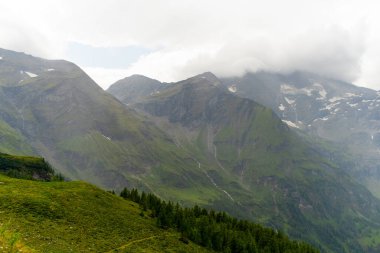 Yeşil dağ manzarası harika.
