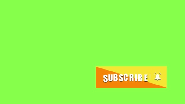 Bouton d'abonnement et cloche avec animation cool 