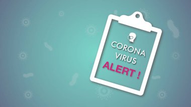 Corona virüsü uyarı afişi dağıttı