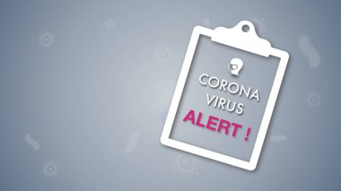 Corona virüsü uyarı afişi dağıttı