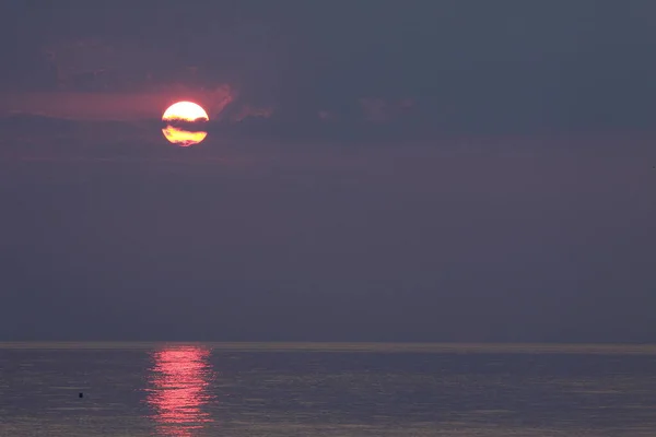 Восход Солнца Эгейском Море Греция — стоковое фото